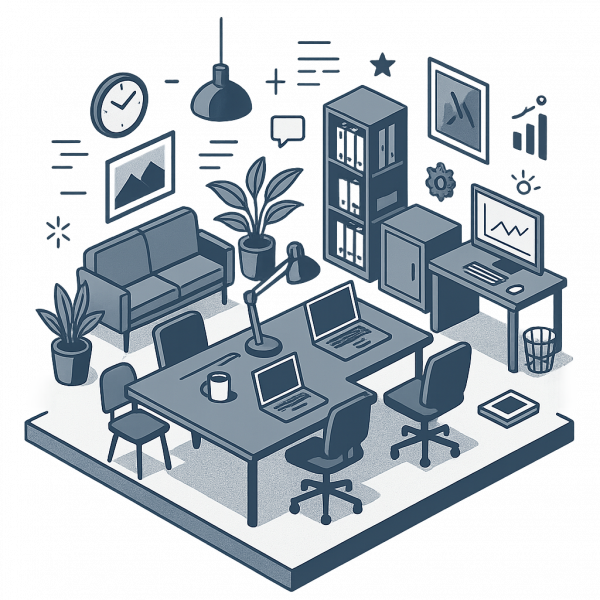 Coworkingo erdvės
